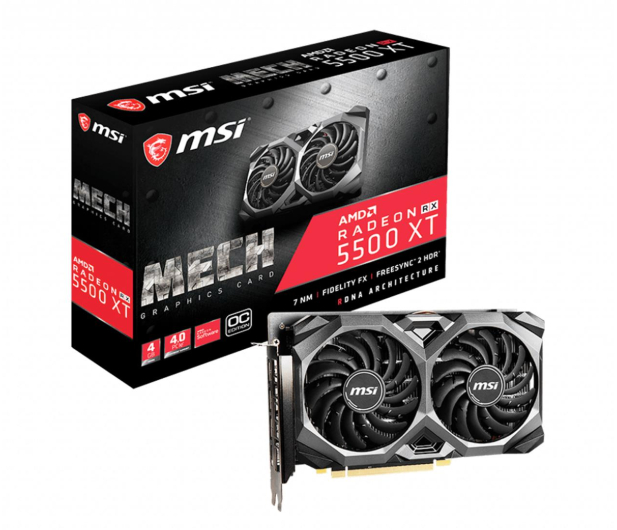 MSI Radeon RX 5500 XT MECH OC 4GB GDDR6